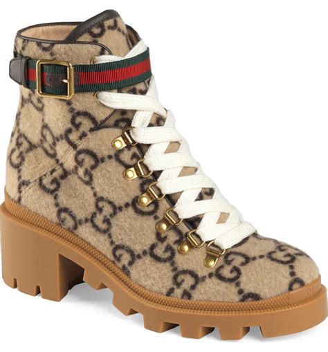 gucci platforms boots|gucci monogram boots price.